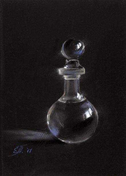 Стеклянный графин. Пастельная живопись - Таткина (_0.jpg